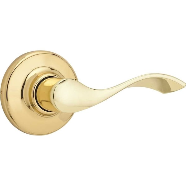 Balboa Polished Brass Passage Hall/Closet Door Lever